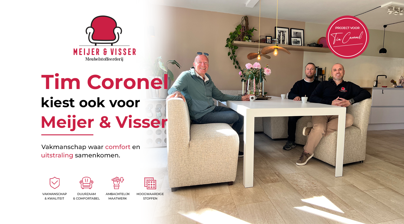 Video laden: bank stofferen Tim Coronel Nijmegen stoffeerderij